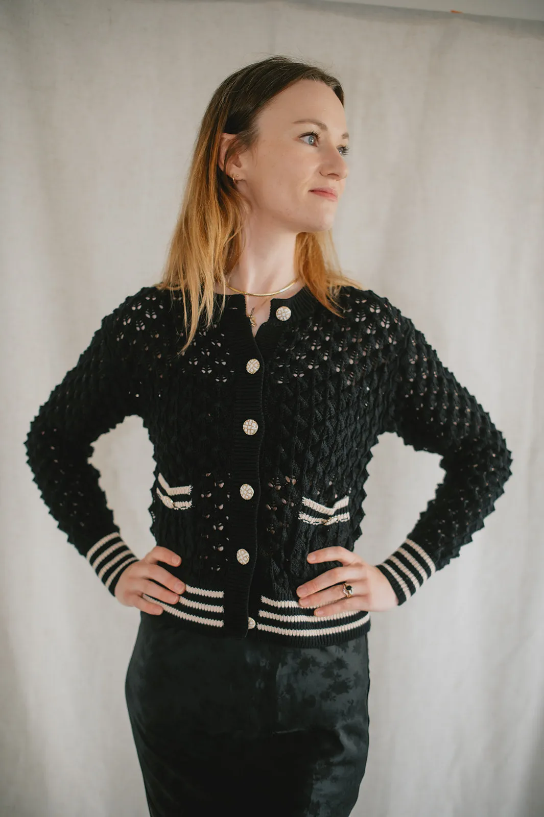 The Keenan Cardi by Heartloom - Black
